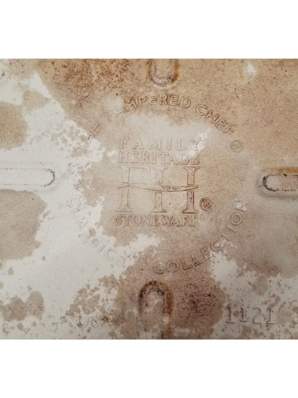 The Pampered Chef Stoneware Baking Tray 11